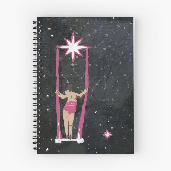 Item preview, Dark Navy & Pink Trapeze Night Sky  designed and sold by MyraLynneArt.
