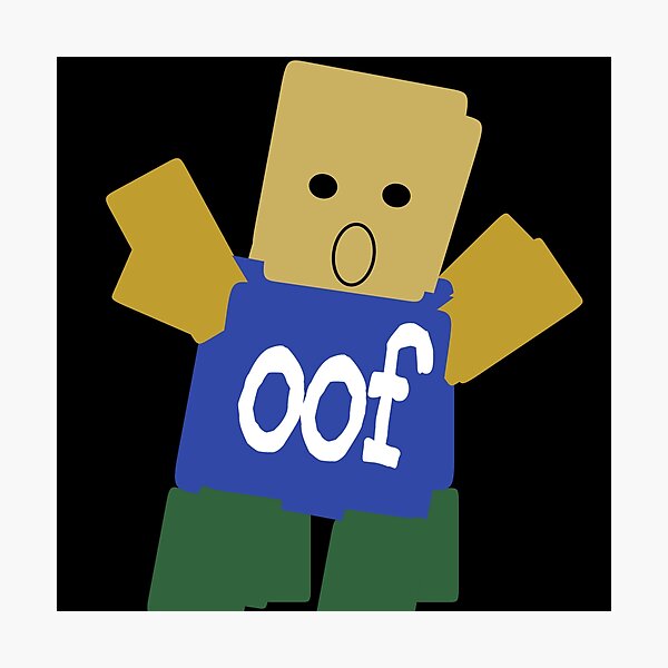 Roblox Oof Wall Art Redbubble - roblox oof song