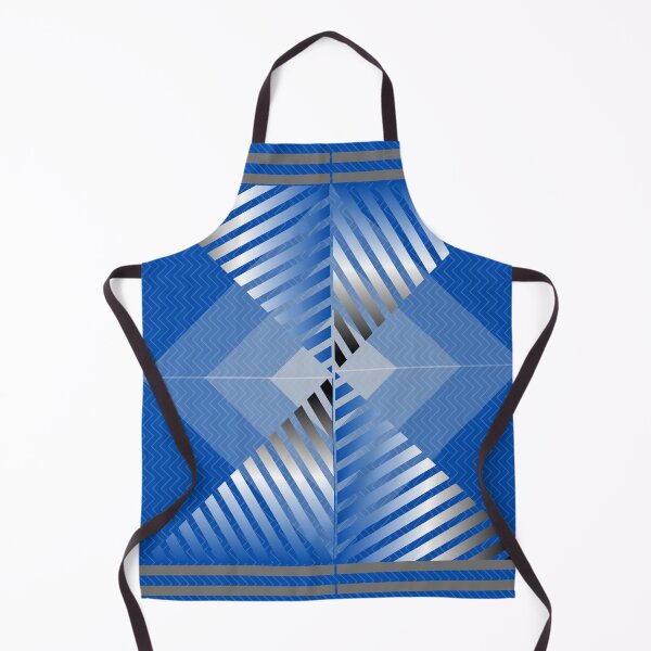 Item preview, BLUE ZIGZAG WITH GREY STRIPED PATTERN designed and sold by Gitau98.