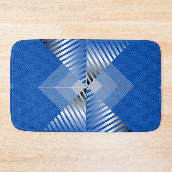 Item preview, BLUE ZIGZAG WITH GREY STRIPED PATTERN designed and sold by Gitau98.