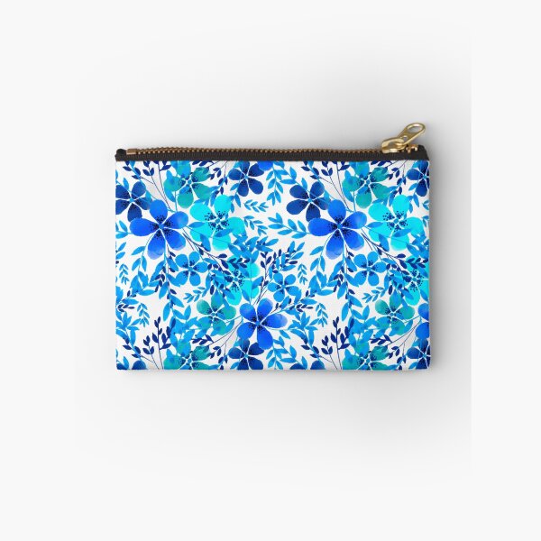 Item preview, Blue flowers pattern  designed and sold by MariaMarinova.