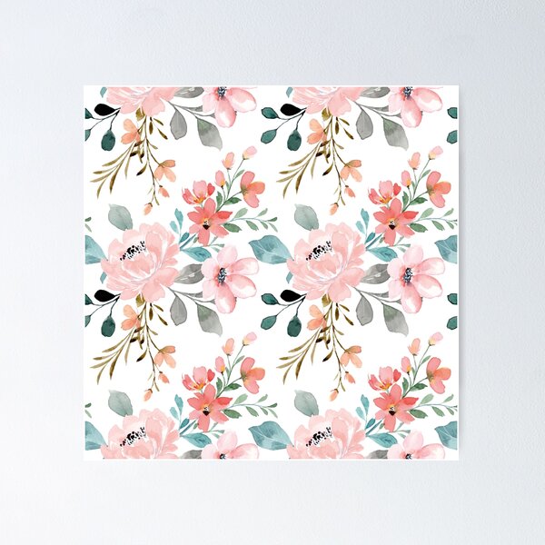 Item preview, Watercolor floral seamless pattern pastel designed and sold by Badwear.