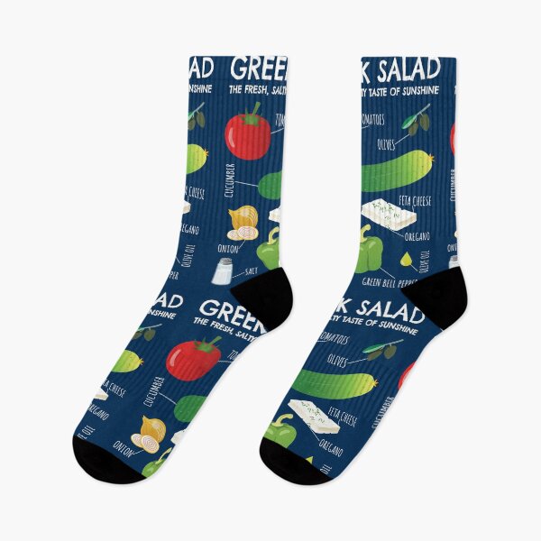 Item preview, Greek Salad Ingredients - A Taste of Sunshine designed and sold by Happy Puppy Print On Demand.