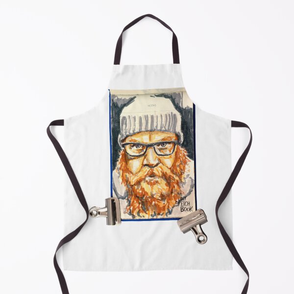 Item preview, BEARDED GINGER MAN WITH GLASSES HAND DRAWN designed and sold by tiny-sketchbook.