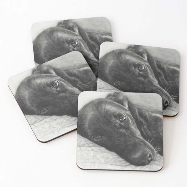 Item preview, Black Lab Portrait designed and sold by Olga Shvartsur.
