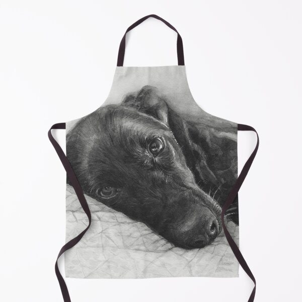 Item preview, Black Lab Portrait designed and sold by Olga Shvartsur.