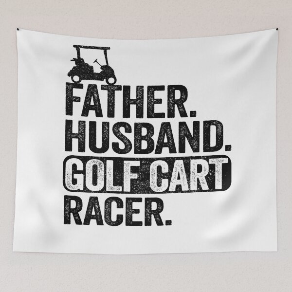 Item preview, Funny Golfing Father Husband Golf Cart Racer Golf designed and sold by Stronzi.