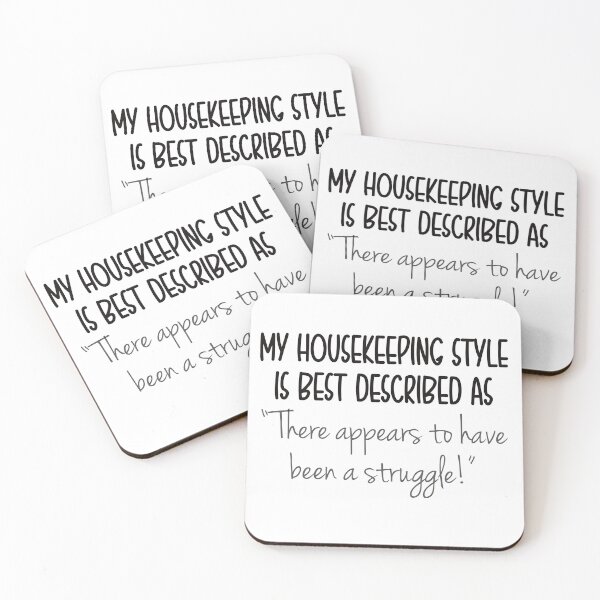 Item preview, Housekeeping Style B and W designed and sold by Miscelenious.