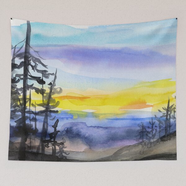 Item preview, Abstract Landscape Sunset designed and sold by Olga Shvartsur.