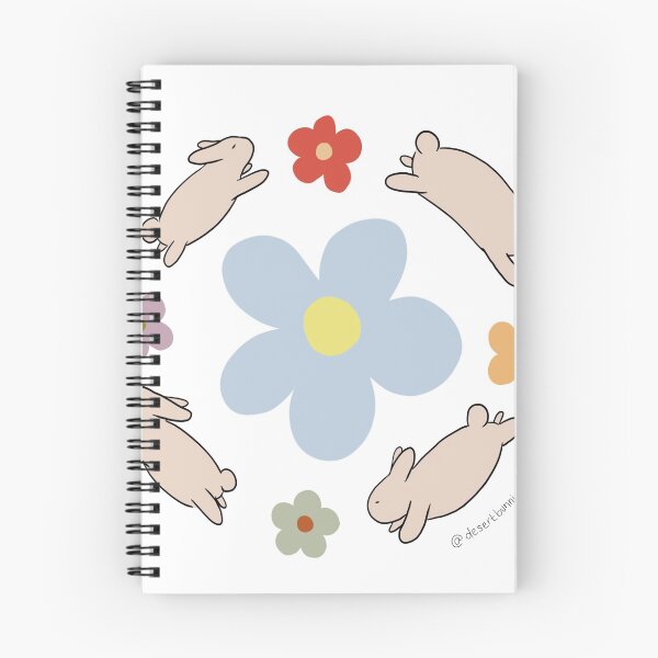 Item preview, floral bunnies designed and sold by DesertBunni.