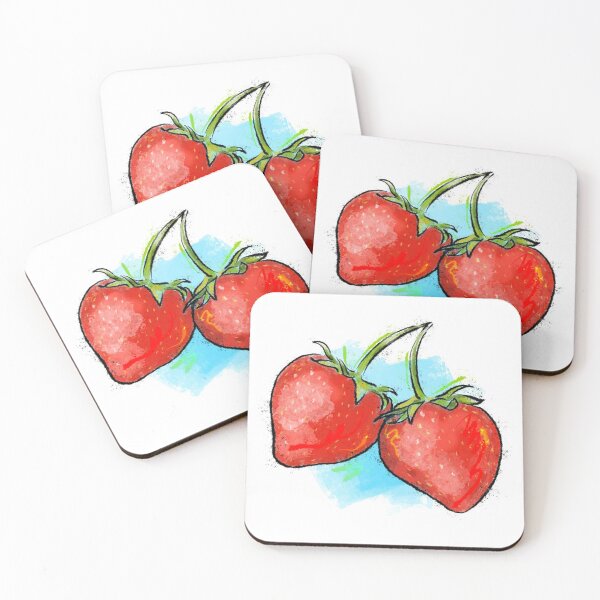 Item preview, Fresh Red Strawberries designed and sold by JulesXenDesign.
