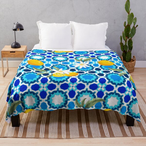 Item preview, Summer, citrus Mediterranean style mosaic ,lemon fruit pattern designed and sold by MariaMarinova.
