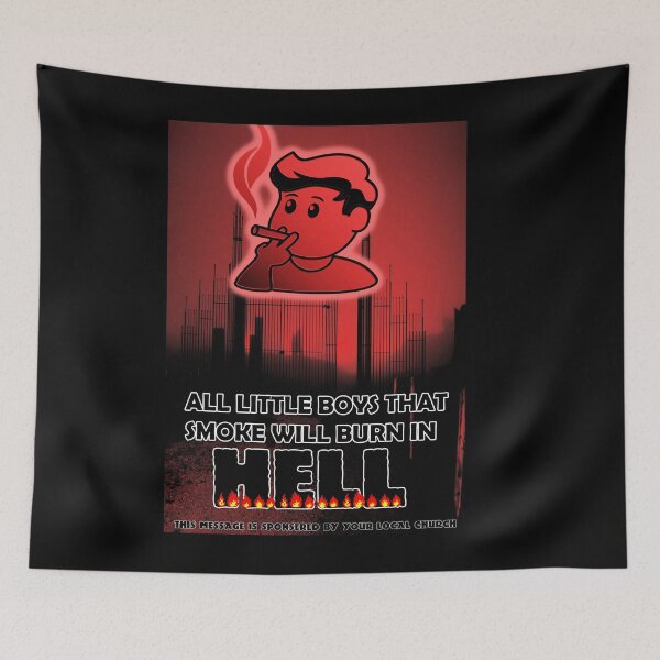 Item preview, Don't Smoke Anti Smoking Message designed and sold by Black-and-Red.