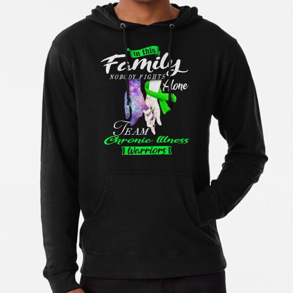 Item preview, In This Family Nobody Fights Alone Team Chronic Illness Warrior designed and sold by deputylove.