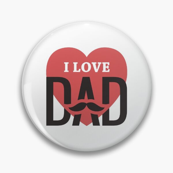 Item preview, Hipster Mustache I love dad designed and sold by TamGustam.
