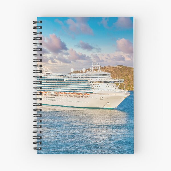 Item preview, Massive Luxury Cruise Ship in St. Thomas Bay at Dusk designed and sold by dbvirago.