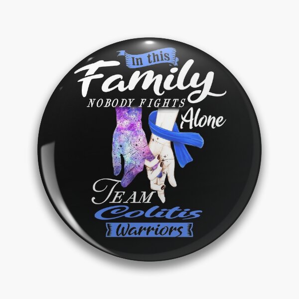 Item preview, In This Family Nobody Fights Alone Team Colitis Warrior designed and sold by deputylove.