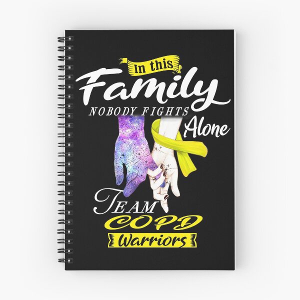 Item preview, In This Family Nobody Fights Alone Team COPD Warrior designed and sold by deputylove.