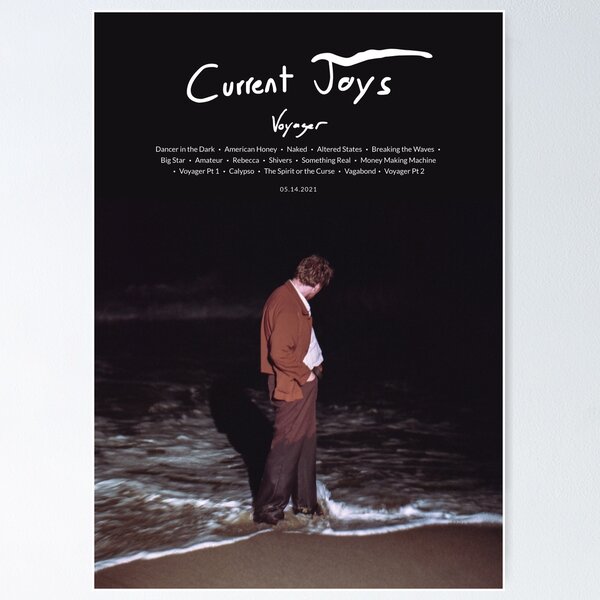 Item preview, Current Joys - Voyager (2021) Music Album Cover Poster designed and sold by TamDigitalPrint.