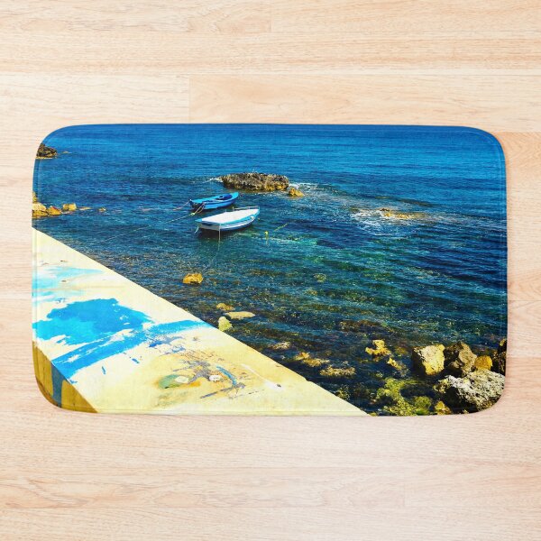 Item preview, Fishing Boats in Sicily  designed and sold by BeCarpeDiem.