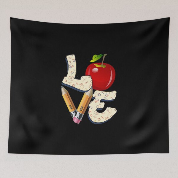 Item preview, LOVE Teacher Life Apple Pencil Teacher Appreciation designed and sold by Independence arrival.