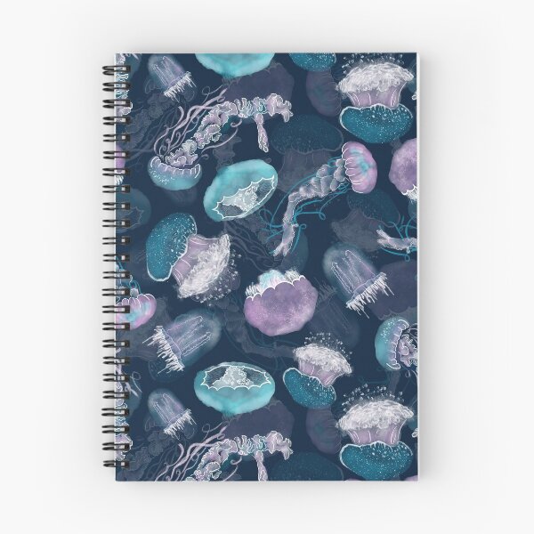 Aperçu de l'œuvre Gelées flottantes bleu océan créée et vendue par Miwhi’s Shop.