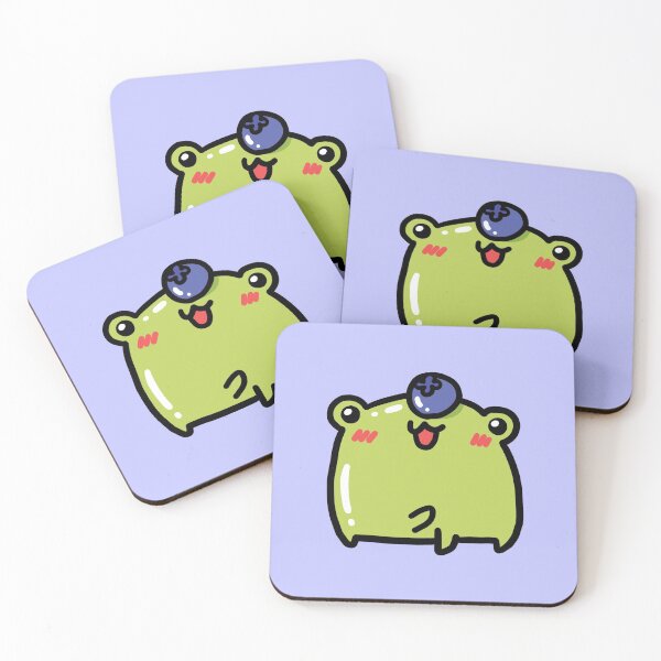 Item preview, Frog with blueberry hat designed and sold by Nikamii.