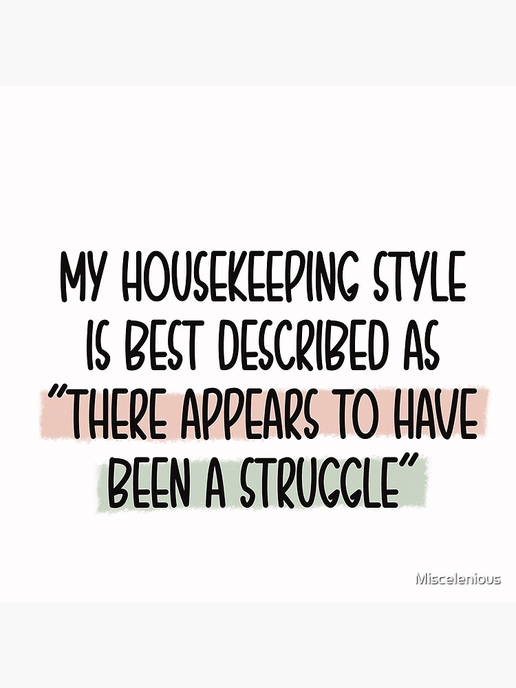 Thumbnail 4 of 4, Pillow, Housekeeping Style designed and sold by Miscelenious.