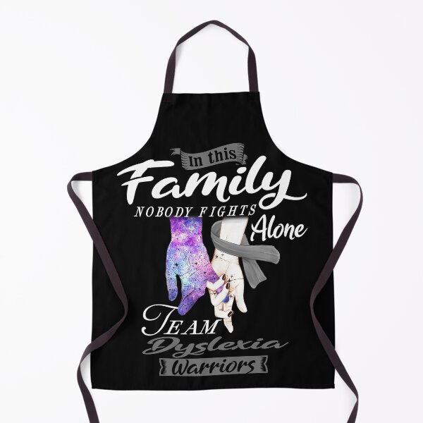 Item preview, In This Family Nobody Fights Alone Team Dyslexia Warrior designed and sold by deputylove.