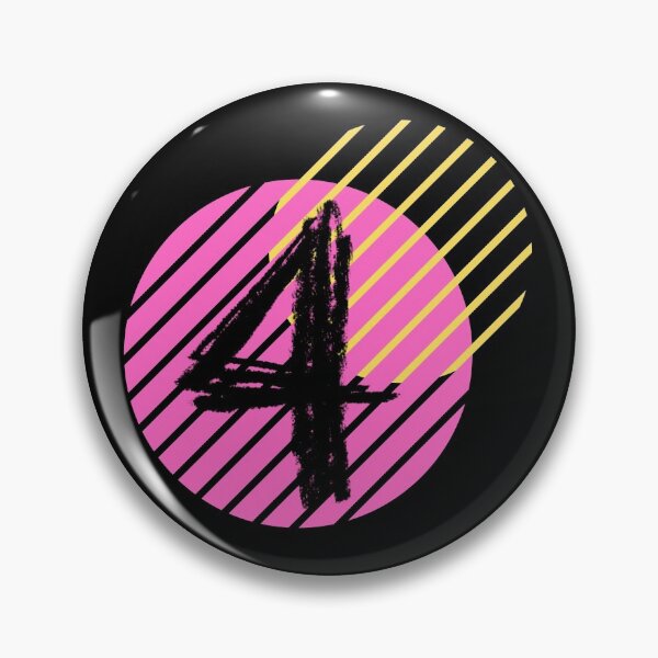Item preview, Lucky Number Circle: four designed and sold by badlydrawnbabe.