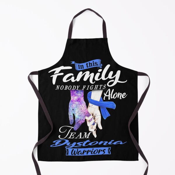 Item preview, In This Family Nobody Fights Alone Team Dystonia Warrior designed and sold by deputylove.