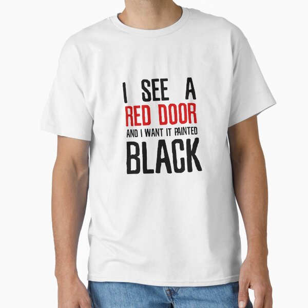 Item preview, Paint It Black The Rolling Stones Lyrics designed and sold by Sid3walkArt.