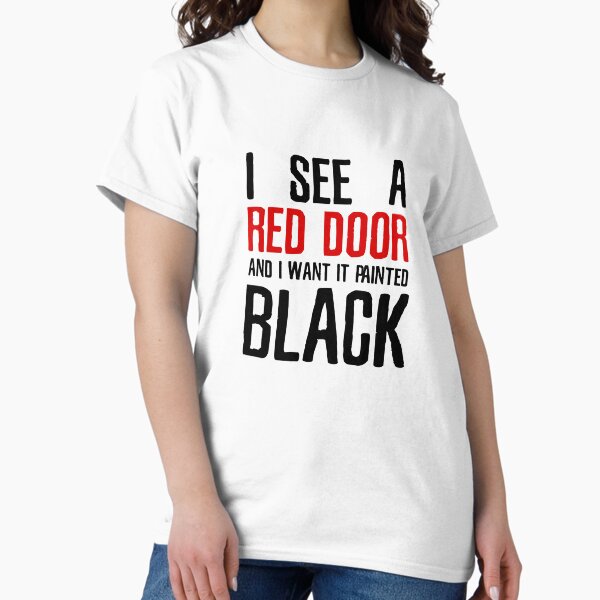 Item preview, Paint It Black The Rolling Stones Lyrics designed and sold by Sid3walkArt.