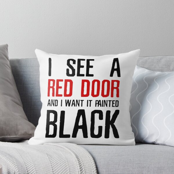Item preview, Paint It Black The Rolling Stones Lyrics designed and sold by Sid3walkArt.