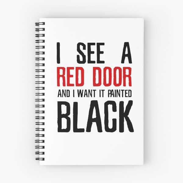 Item preview, Paint It Black The Rolling Stones Lyrics designed and sold by Sid3walkArt.