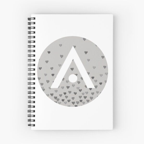 Item preview, Gray Hearts Aveda Logo designed and sold by Dalaura.