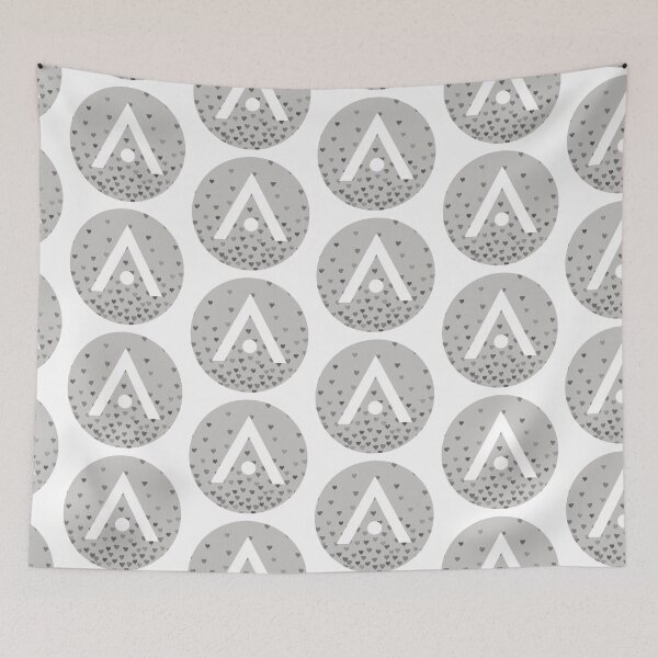 Item preview, Gray Hearts Aveda Logo designed and sold by Dalaura.