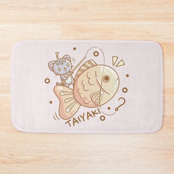 Item preview, Cute Cat with Giant Taiyaki designed and sold by LuYukari.