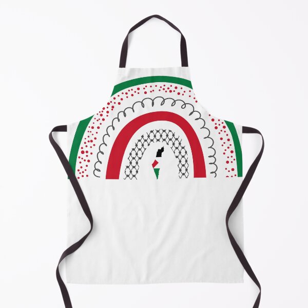 Item preview, Free Palestine Save Gaza Palestinian Flag Rainbow designed and sold by TheCrownArtisan.