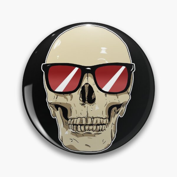 Item preview, Skull Wearing Sunglasses Red Lenses designed and sold by blacksnowcomics.