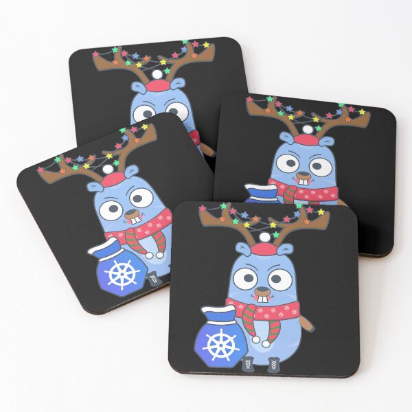 Item preview, Golang gopher and kubernetes designed and sold by Olena Du.