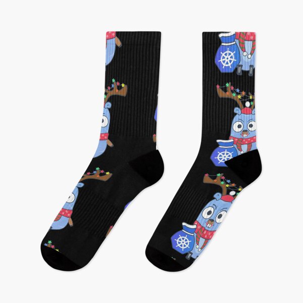Item preview, Golang gopher and kubernetes designed and sold by Olena Du.