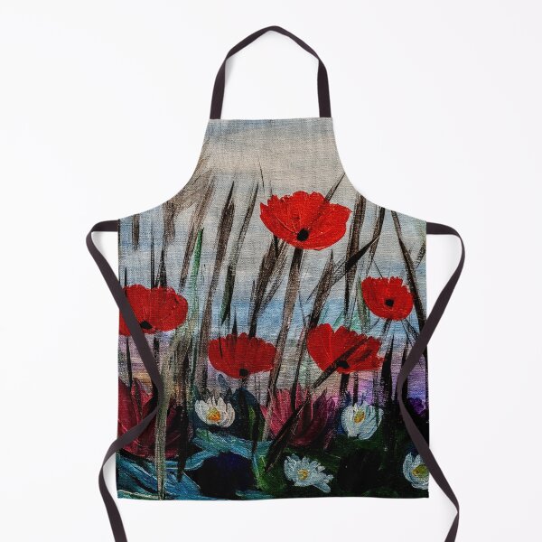 Item preview, Poppies and wildflowers designed and sold by kkartwork.