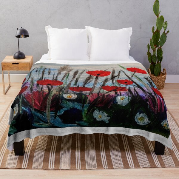 Item preview, Poppies and wildflowers designed and sold by kkartwork.