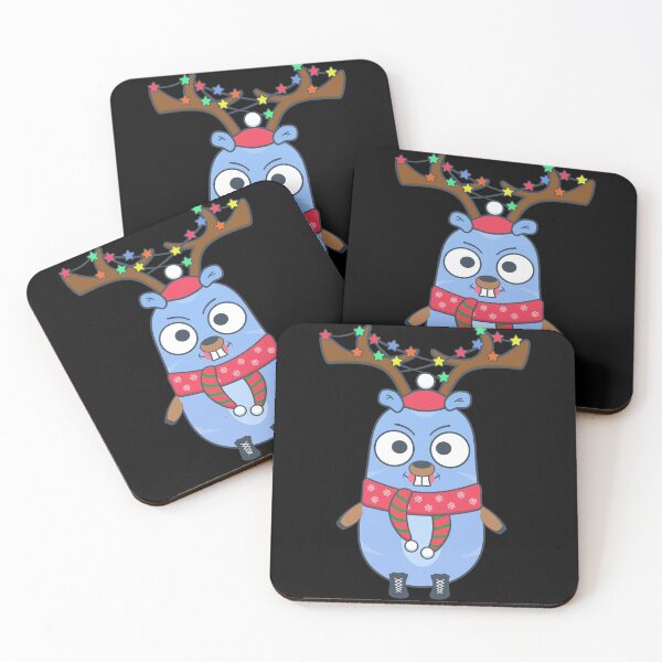 Item preview, Golang gopher like Reindeer  - Christmas time designed and sold by Olena Du.