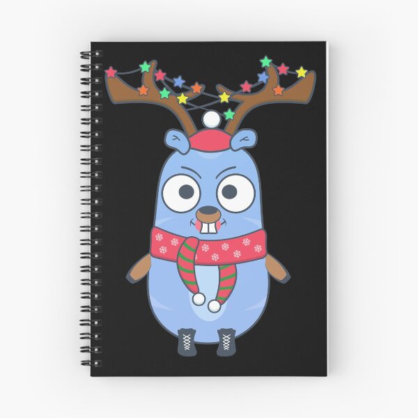 Item preview, Golang gopher like Reindeer  - Christmas time designed and sold by Olena Du.
