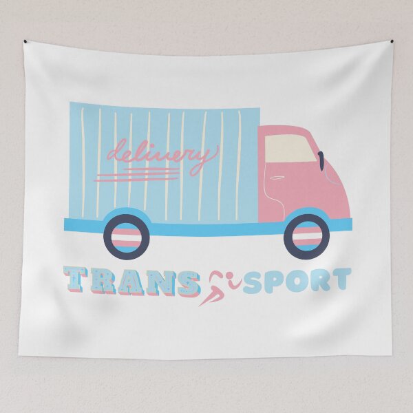 Item preview, Trans Rights Trans-sport - Support Trans athletes  designed and sold by Koiboi11.