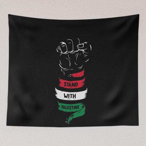 Artikelvorschau, Stand With Palestine Free Gaza Palestinian Flag entworfen und verkauft von TheCrownArtisan.