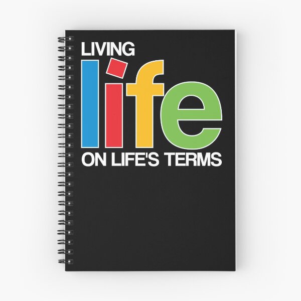 Item preview, Living Life On Life's Terms AA NA Clean & Sober Living In Recovery designed and sold by T-ShirtJohn.