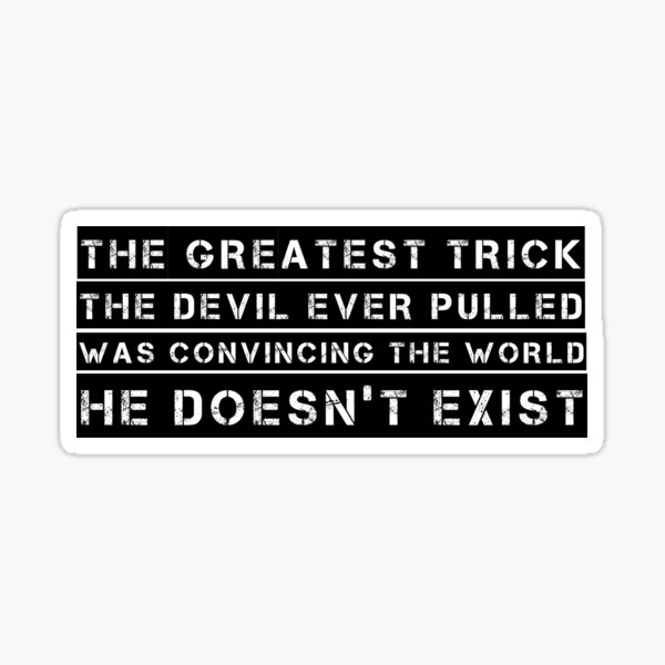 Devil´s greatest trick - The Usual Suspects Quote' Unisex Organic